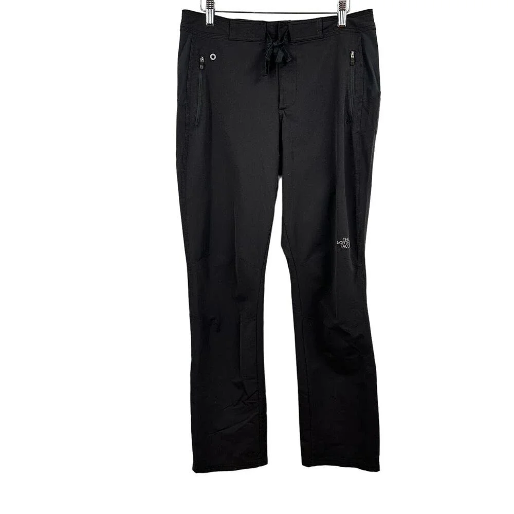 The‎ North Face Mens Black Softshell Hiking Pants Drawstring Size 32x32 Trekking